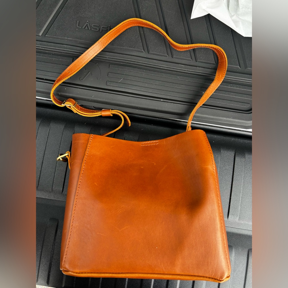 Honey Portland Leather Goods Butterfly Bag
